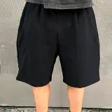 Bermuda Baggy de Algodón Negro