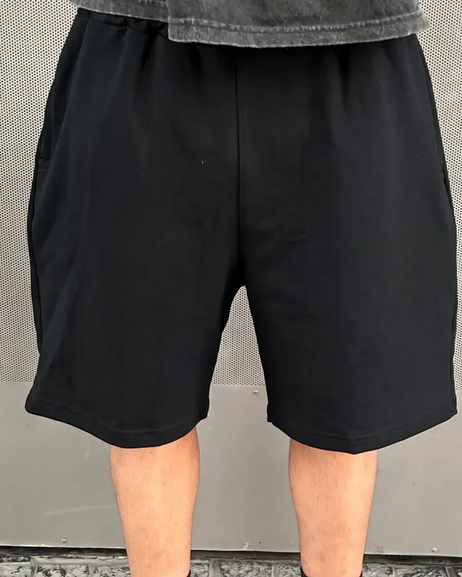 Bermuda Baggy de Algodón color Negro, foto 1
