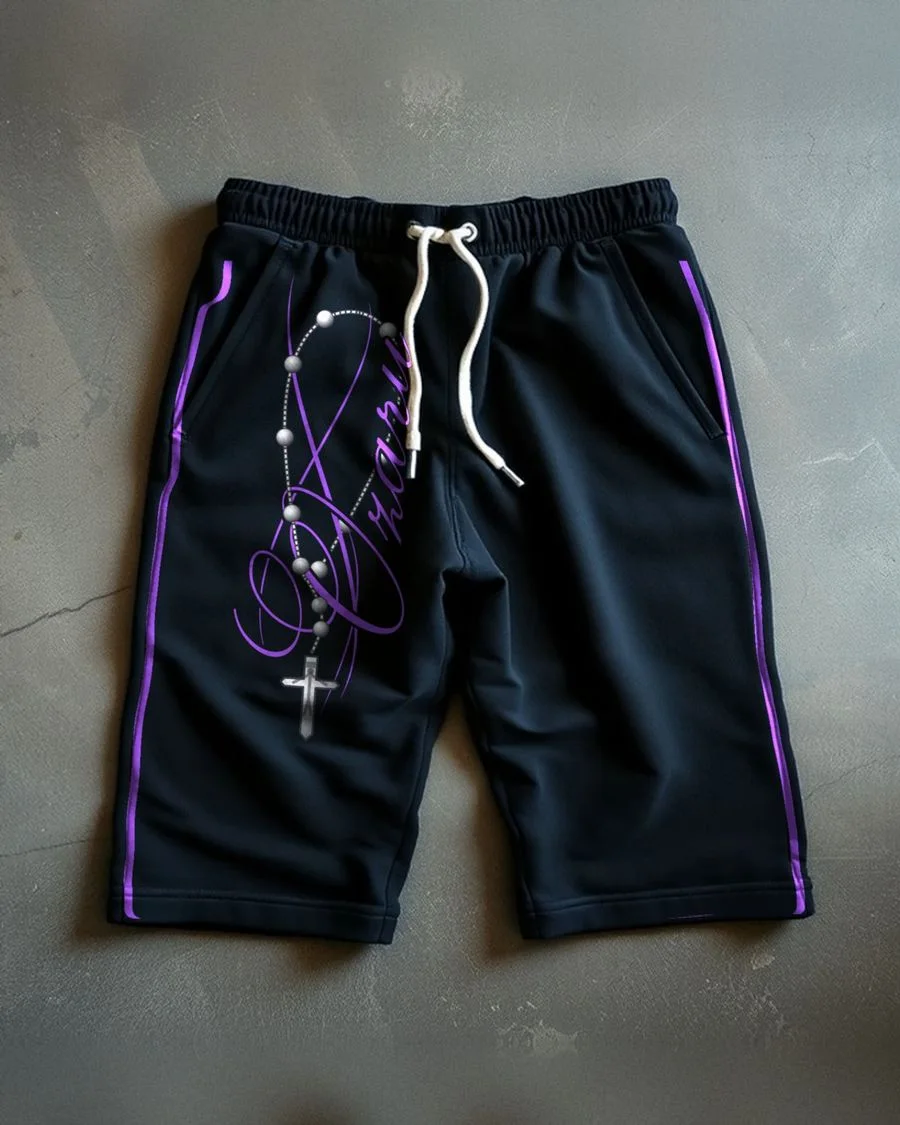 Beyond Limits Rosary Shorts Midnight / Violet