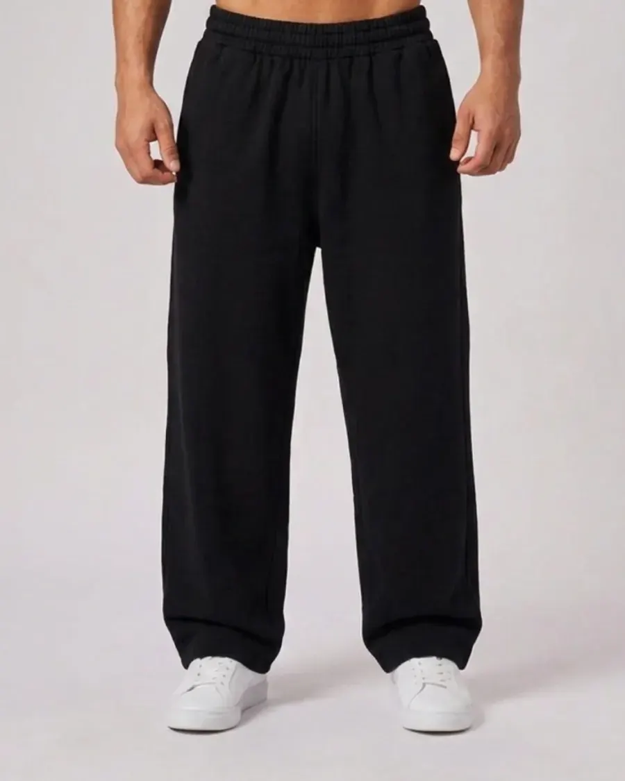 Jogging Baggy Frisado Negro