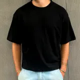 Remera Boxy Fit Negro