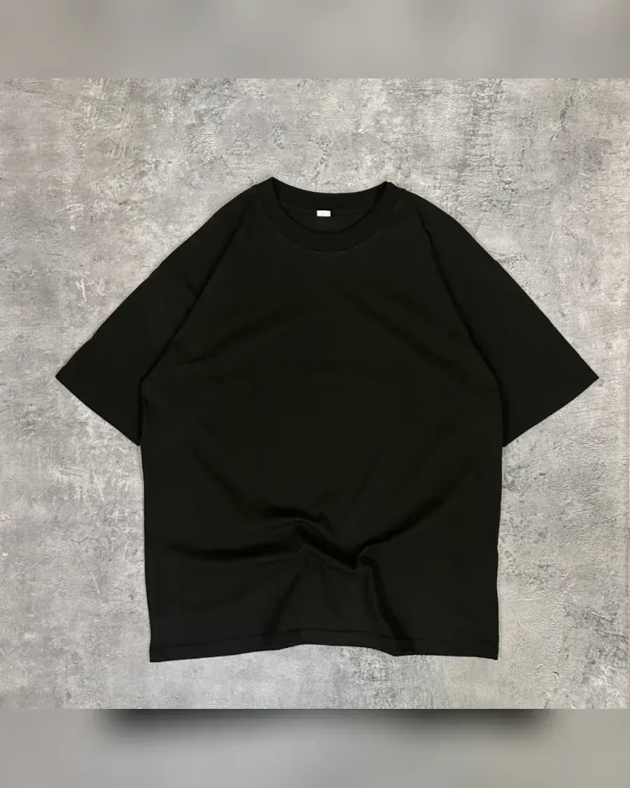 Remera Oversize Pesada Negro