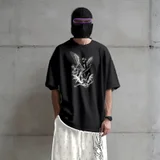 To Heaven Archangel Tee Jet Black / Bone Ink