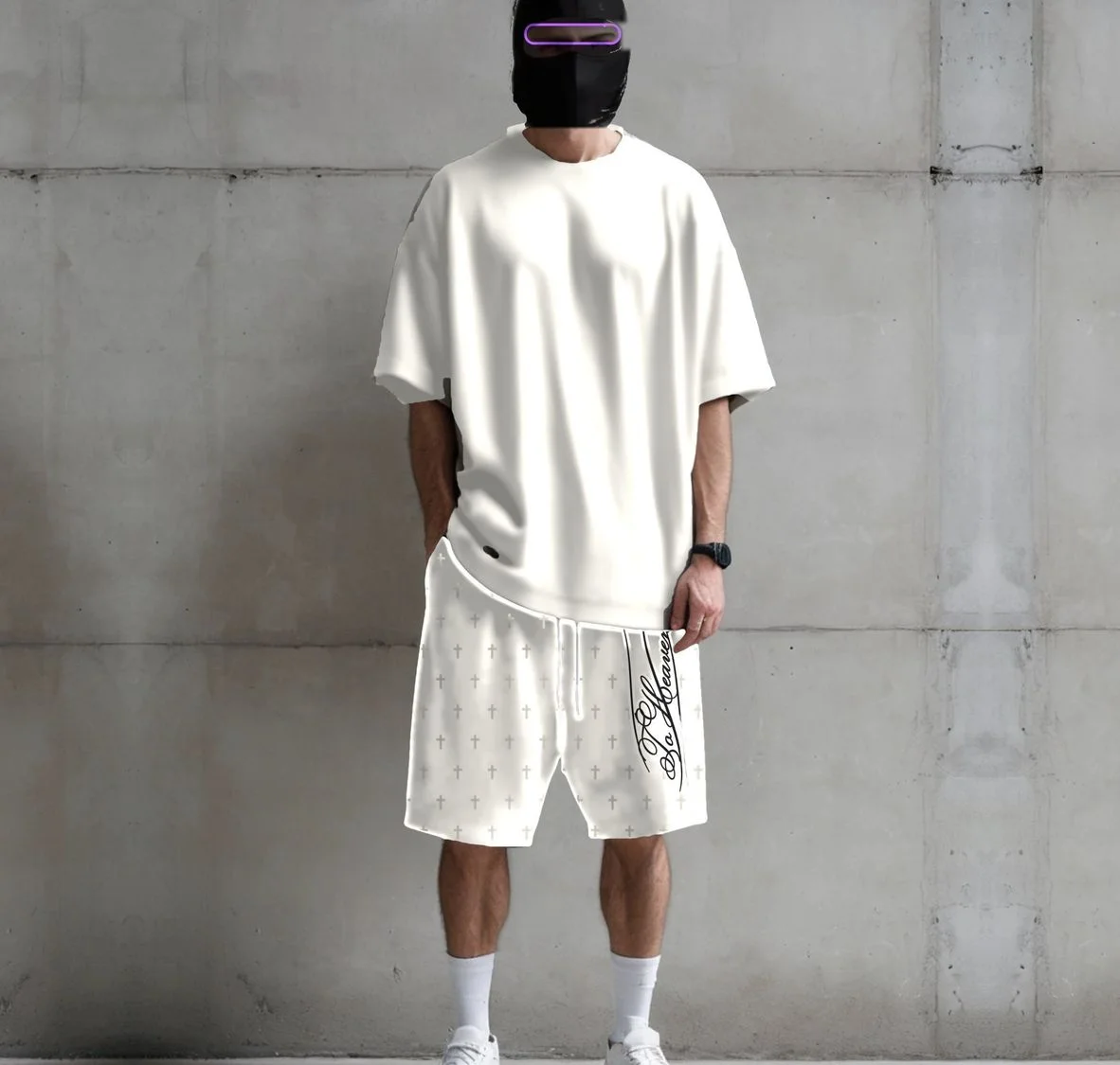 To Heaven Cross Shorts, otra vista