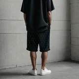 Short Baggy To Hell de Frisa negro, miniatura 2
